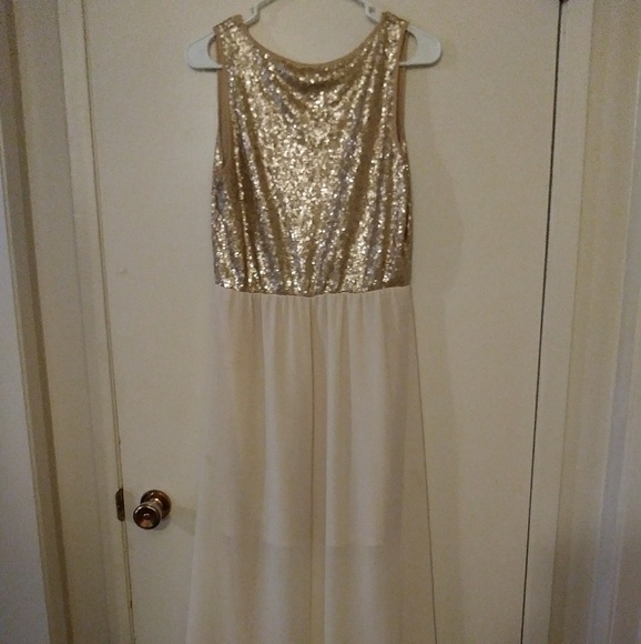 Gold/Cream Aniina Dress - Picture 2 of 3